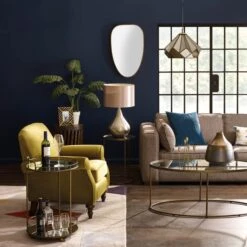 Dunelm Pimlico Antique Brass Drinks Trolley -Furniture Sale Shop 1000081972 alt02