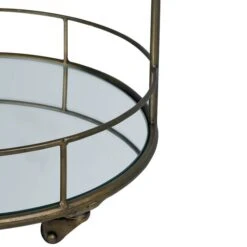 Dunelm Pimlico Antique Brass Drinks Trolley -Furniture Sale Shop 1000081972 alt03