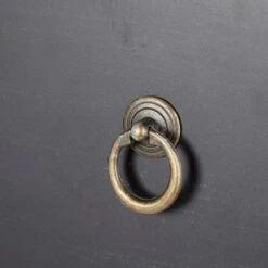 Dunelm Hanna 2 Drawer & 1 Door Chest, Black -Furniture Sale Shop 1000106945 alt04