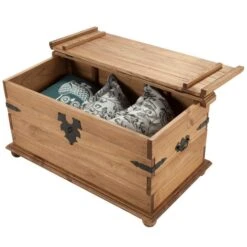 Seconique Corona Pine Storage Trunk 8 Seconique Corona Pine Storage Trunk -Furniture Sale Shop 1000108058 alt02