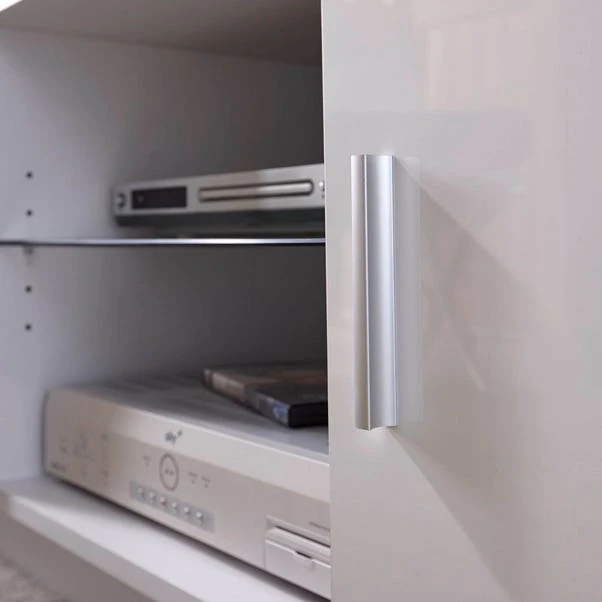 GFW Lima White High Gloss TV Stand 5 GFW Lima White High Gloss TV Stand - Image 5