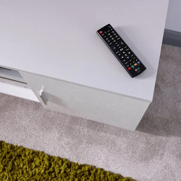 GFW Lima White High Gloss TV Stand 6 GFW Lima White High Gloss TV Stand - Image 6