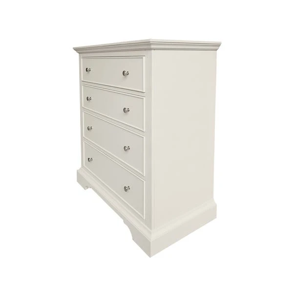 Dunelm Charlotte 4 Drawer Chest, Ivory 4 Dunelm Charlotte 4 Drawer Chest, Ivory - Image 4
