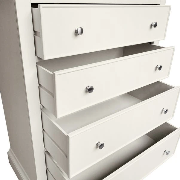 Dunelm Charlotte 4 Drawer Chest, Ivory 5 Dunelm Charlotte 4 Drawer Chest, Ivory - Image 5