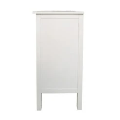Dunelm Samira 1 Door & 1 Drawer Chest, White -Furniture Sale Shop 1000133599 alt03