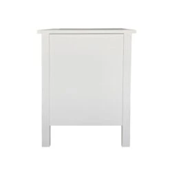 Dunelm Samira 1 Door & 1 Drawer Chest, White -Furniture Sale Shop 1000133599 alt04