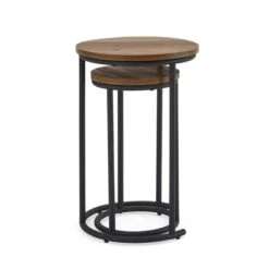 Dunelm Fulton Nest Of Tables Pine Effect 9 Dunelm Fulton Nest Of Tables Pine Effect -Furniture Sale Shop 1000146591 alt03