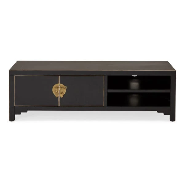 Dunelm Hanna Black Wide TV Stand 2 Dunelm Hanna Black Wide TV Stand - Image 2