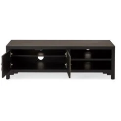 Dunelm Hanna Black Wide TV Stand 8 Dunelm Hanna Black Wide TV Stand -Furniture Sale Shop 1000146593 alt02