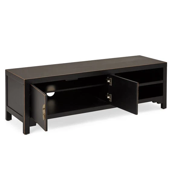 Dunelm Hanna Black Wide TV Stand 4 Dunelm Hanna Black Wide TV Stand - Image 4
