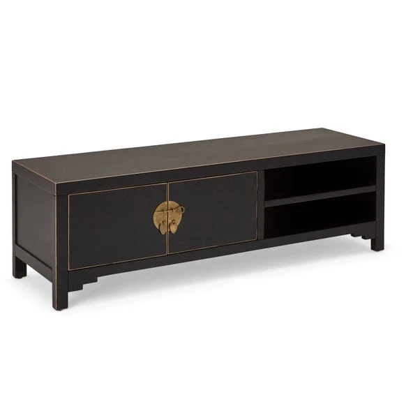 Dunelm Hanna Black Wide TV Stand 5 Dunelm Hanna Black Wide TV Stand - Image 5