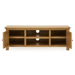 Dunelm Bromley Wide TV Unit Oak -Furniture Sale Shop 1000157737 alt02