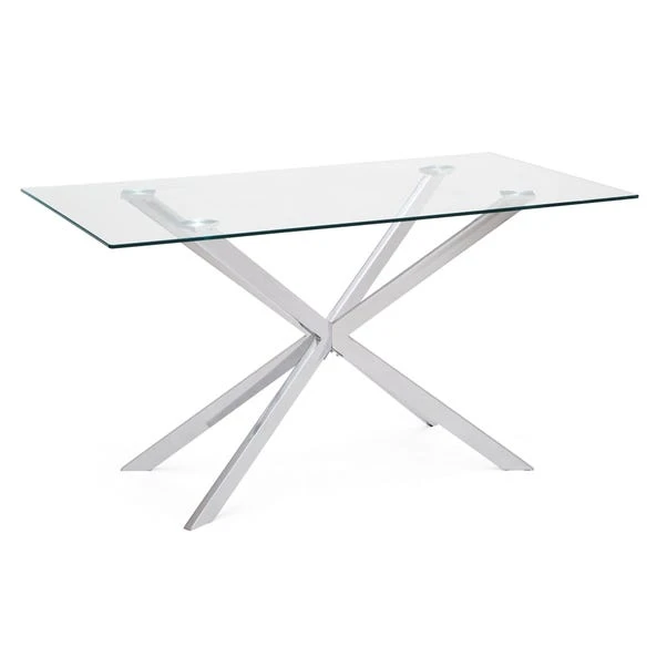 Dunelm Lumia Glass Dining Table 3 Dunelm Lumia Glass Dining Table - Image 3