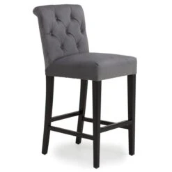 Dunelm Newbury Bar Stool Grey Velvet 9 Dunelm Newbury Bar Stool Grey Velvet -Furniture Sale Shop 1000157976 alt02