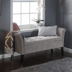 GFW Balmoral Silver Chenille Window Seat 8 GFW Balmoral Silver Chenille Window Seat -Furniture Sale Shop 1000160631 alt02
