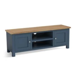 Dunelm Bromley Blue Wide TV Stand 8 Dunelm Bromley Blue Wide TV Stand -Furniture Sale Shop 1000162404 alt02
