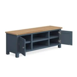 Dunelm Bromley Blue Wide TV Stand 9 Dunelm Bromley Blue Wide TV Stand -Furniture Sale Shop 1000162404 alt03