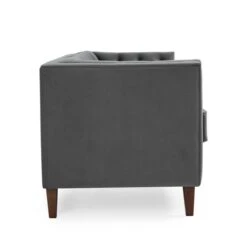 Kyoto Leah Velvet Chesterfield 3 Seater Sofa 9 Kyoto Leah Velvet Chesterfield 3 Seater Sofa -Furniture Sale Shop 1000165596 alt03