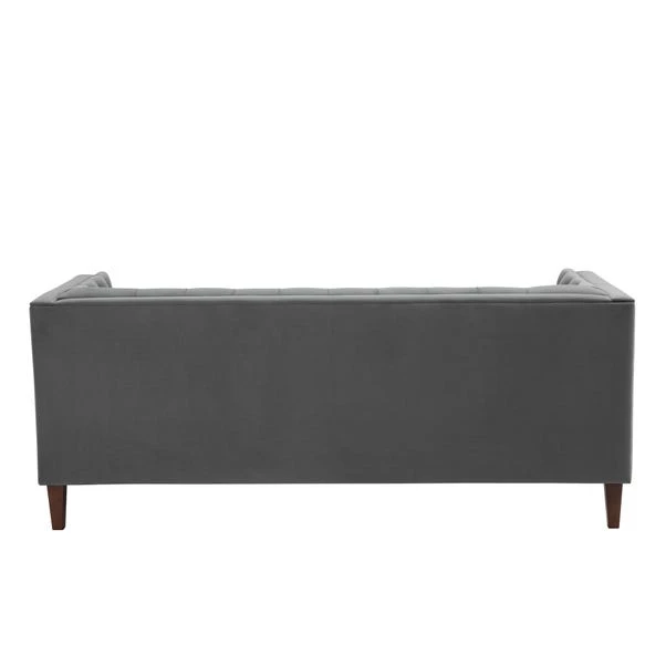 Kyoto Leah Velvet Chesterfield 3 Seater Sofa 5 Kyoto Leah Velvet Chesterfield 3 Seater Sofa - Image 5