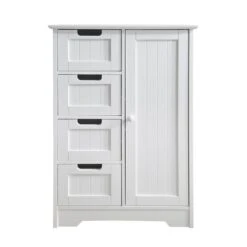 Lloyd Pascal White 4 Drawer Storage Cabinet 9 Lloyd Pascal White 4 Drawer Storage Cabinet -Furniture Sale Shop 1000166495 alt04