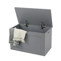 Lloyd Pascal Grey Shaker Blanket Box -Furniture Sale Shop 1000166510 alt02
