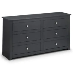 Julian Bowen Radley 6 Drawer Chest, Dark Grey & Pine 7 Julian Bowen Radley 6 Drawer Chest, Dark Grey & Pine -Furniture Sale Shop 1000169858 alt02