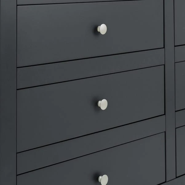Julian Bowen Radley 6 Drawer Chest, Dark Grey & Pine 5 Julian Bowen Radley 6 Drawer Chest, Dark Grey & Pine - Image 5