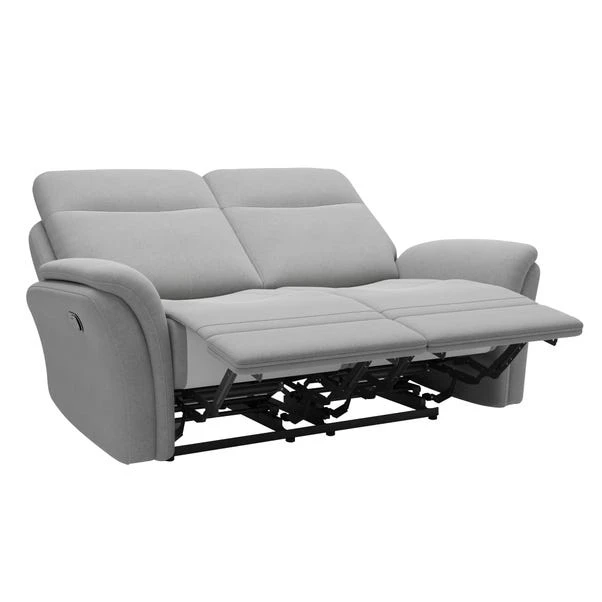 Dunelm Monte Plain Chenille Reclining 2 Seater Sofa 4 Dunelm Monte Plain Chenille Reclining 2 Seater Sofa - Image 4