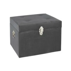 Dunelm Luxe Grey Velvet Storage Trunk 8 Dunelm Luxe Grey Velvet Storage Trunk -Furniture Sale Shop 1000184653 alt02