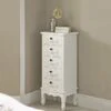 Dunelm Toulouse Tall 5 Drawer Chest, Ivory