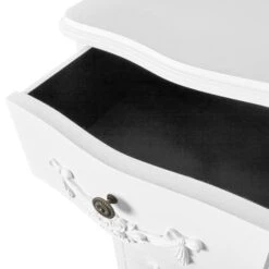 Dunelm Toulouse Tall 5 Drawer Chest, Ivory -Furniture Sale Shop 30139829 alt04