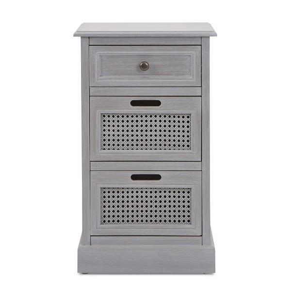 Dunelm Lucy Cane 3 Drawer Bedside Table 1 Dunelm Lucy Cane 3 Drawer Bedside Table