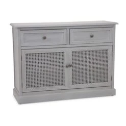Dunelm Lucy Cane Grey Small Sideboard -Furniture Sale Shop 30267547 alt03