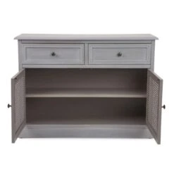 Dunelm Lucy Cane Grey Small Sideboard -Furniture Sale Shop 30267547 alt04