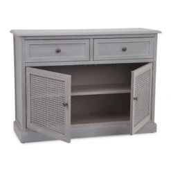 Dunelm Lucy Cane Grey Small Sideboard -Furniture Sale Shop 30267547 alt05