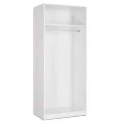 Harmony Acton Double Wardrobe, White 6 Harmony Acton Double Wardrobe, White -Furniture Sale Shop 30424018 alt02