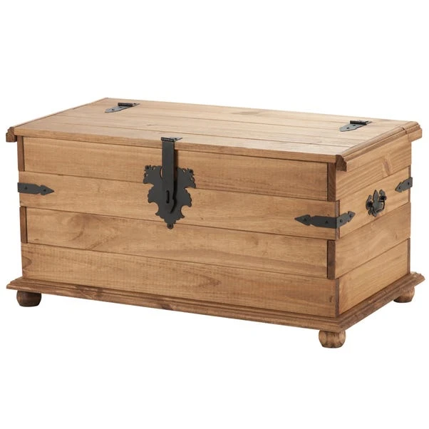Seconique Corona Pine Storage Trunk 1 Seconique Corona Pine Storage Trunk