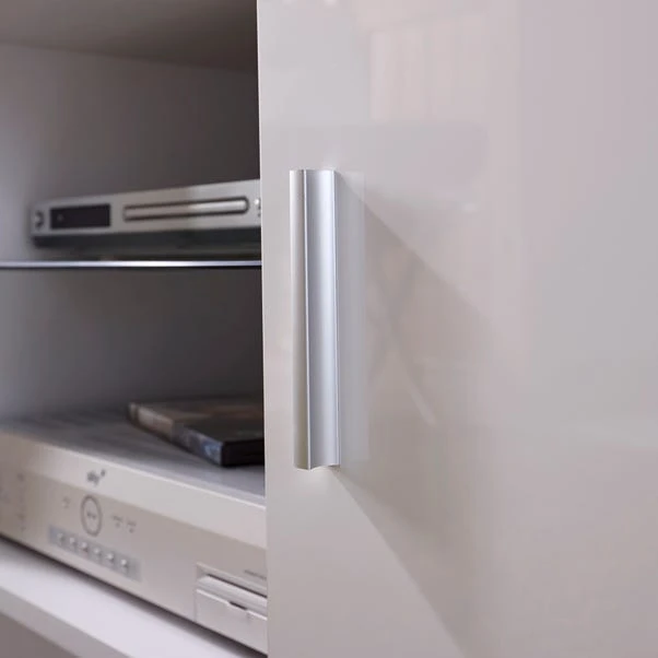 GFW Lima White High Gloss TV Stand 2 GFW Lima White High Gloss TV Stand - Image 2