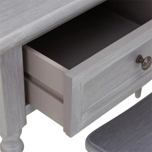 Dunelm Lucy Cane 2 Drawer Dressing Table Set With Mirror 5 Dunelm Lucy Cane 2 Drawer Dressing Table Set With Mirror - Image 5
