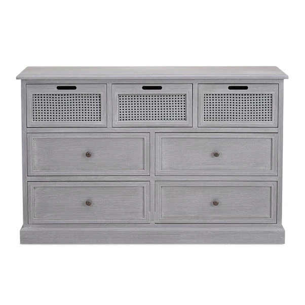 Dunelm Lucy Cane 7 Drawer Chest 1 Dunelm Lucy Cane 7 Drawer Chest