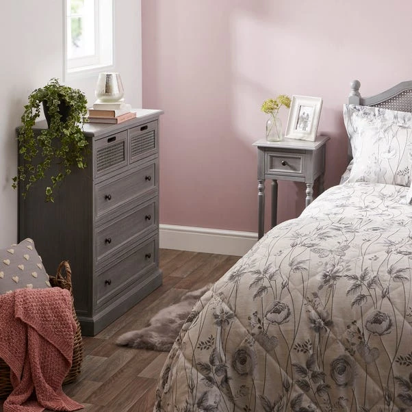 Dunelm Lucy Cane 7 Drawer Chest 2 Dunelm Lucy Cane 7 Drawer Chest - Image 2