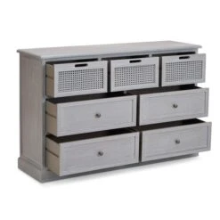 Dunelm Lucy Cane 7 Drawer Chest 8 Dunelm Lucy Cane 7 Drawer Chest -Furniture Sale Shop 30569887 alt03
