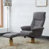 Dunelm Whitham Swivel Recliner Chair - Grey