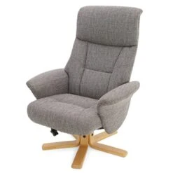 Dunelm Whitham Swivel Recliner Chair - Grey -Furniture Sale Shop 30583506 alt02
