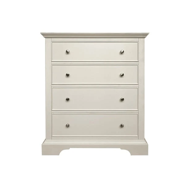 Dunelm Charlotte 4 Drawer Chest, Ivory 1 Dunelm Charlotte 4 Drawer Chest, Ivory