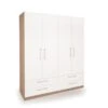 Harmony Hyde 4 Door 4 Drawer Wardrobe, White