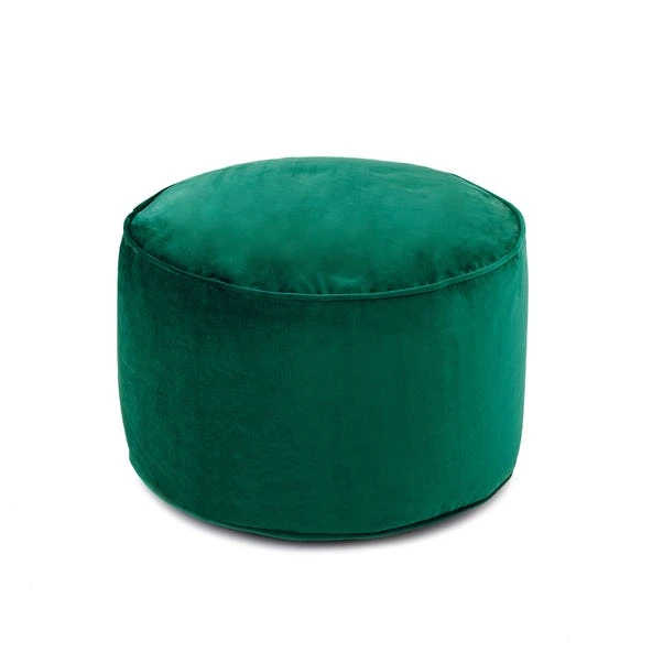 Dunelm Isla Pouffe - Emerald 2 Dunelm Isla Pouffe - Emerald - Image 2