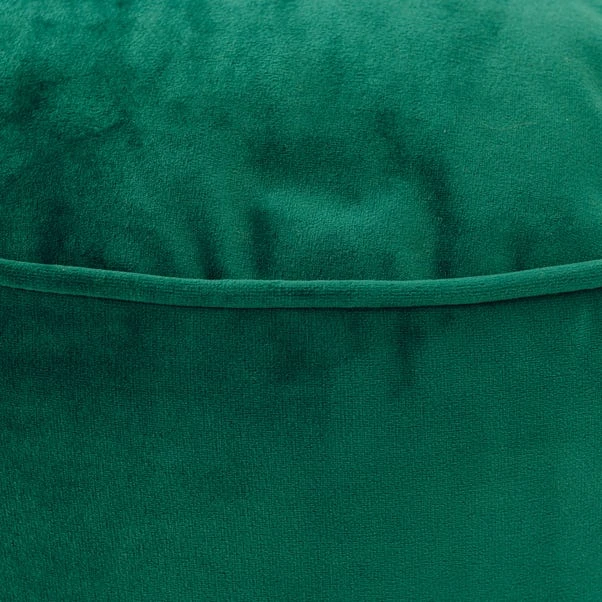Dunelm Isla Pouffe - Emerald 3 Dunelm Isla Pouffe - Emerald - Image 3
