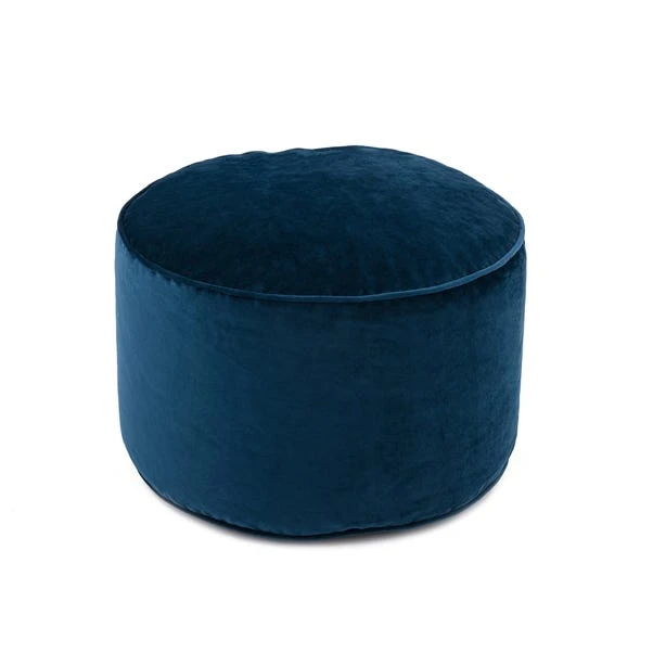 Dunelm Isla Pouffe - Midnight Blue 2 Dunelm Isla Pouffe - Midnight Blue - Image 2
