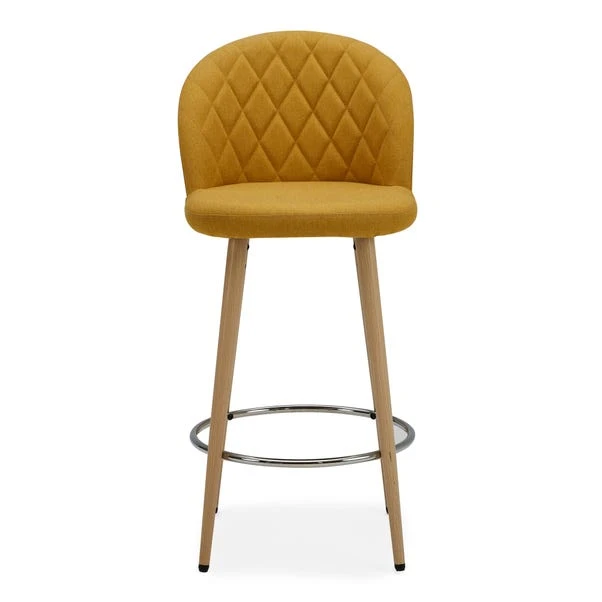 Dunelm Astrid Fabric Bar Stool 2 Dunelm Astrid Fabric Bar Stool - Image 2